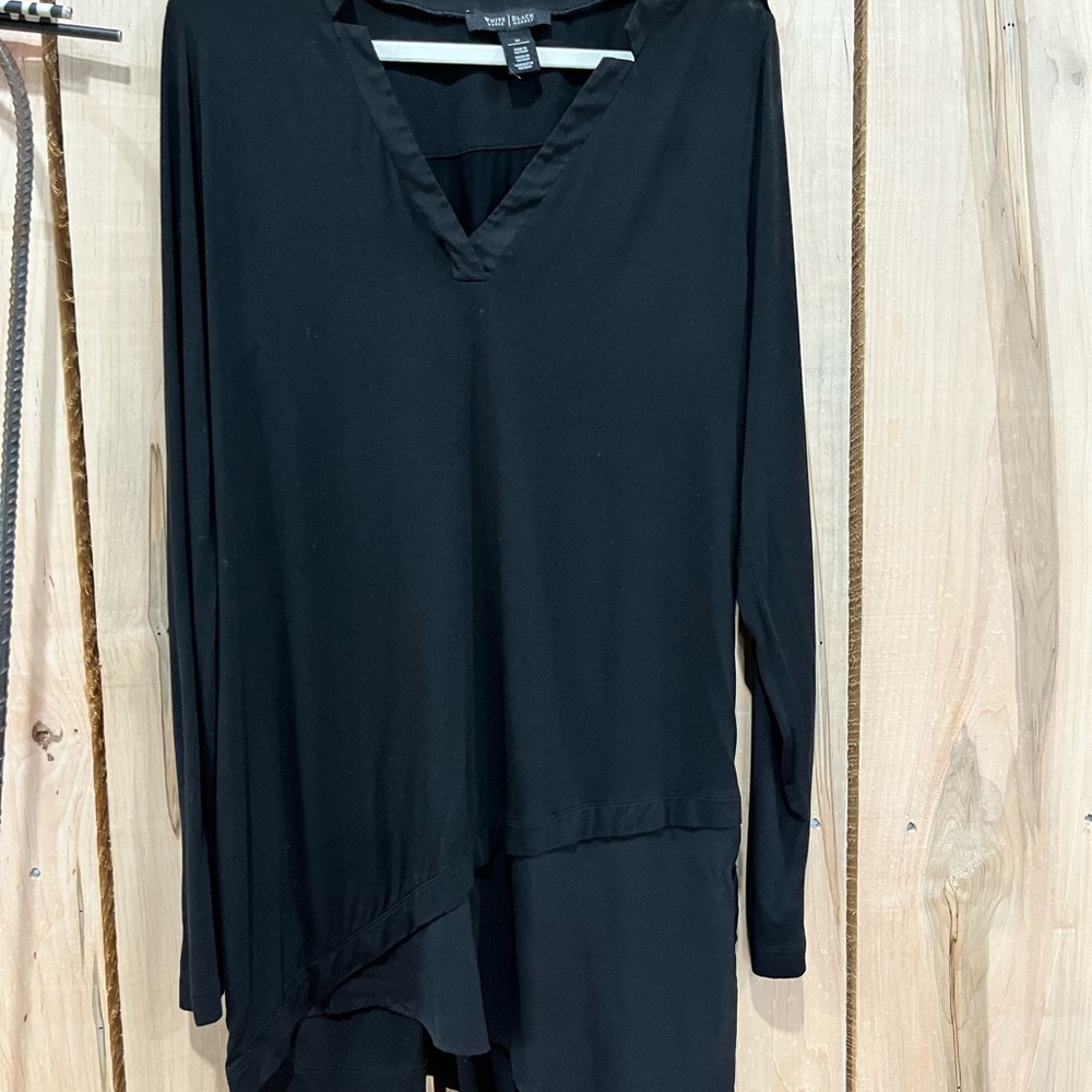 White House Black Market Classic Black Top